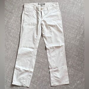 Abercrombie & Fitch Vintage White Crop Pants